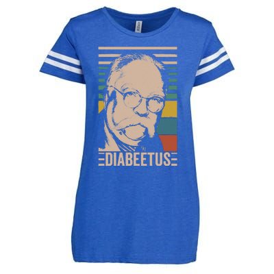 Diabeetus Wilford Brimley Vintage Style Design Enza Ladies Jersey Football T-Shirt