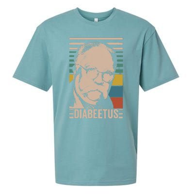 Diabeetus Wilford Brimley Vintage Style Design Sueded Cloud Jersey T-Shirt