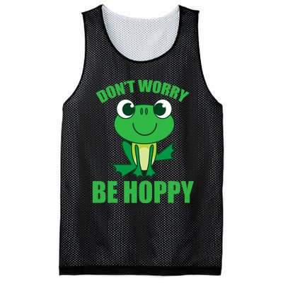 DonT Worry Be Hoppy | Cute Crazy Frog Mesh Reversible Basketball Jersey Tank