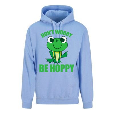 DonT Worry Be Hoppy | Cute Crazy Frog Unisex Surf Hoodie