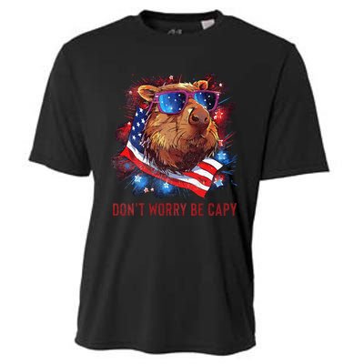 Dont Worry Be Capy Capybara Cooling Performance Crew T-Shirt