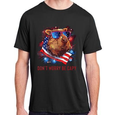 Dont Worry Be Capy Capybara Adult ChromaSoft Performance T-Shirt