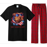 Dont Worry Be Capy Capybara Pajama Set