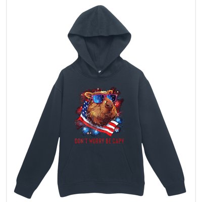 Dont Worry Be Capy Capybara Urban Pullover Hoodie