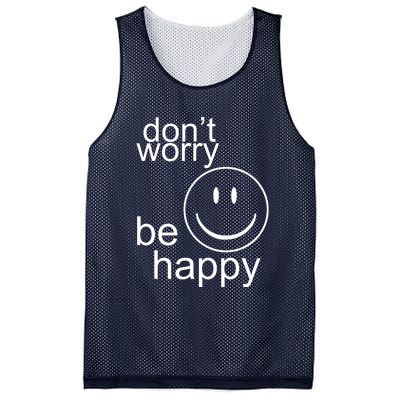 Dont Worry Be Happy Mesh Reversible Basketball Jersey Tank