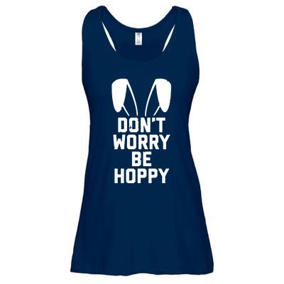 DonT Worry Be Hoppy Ladies Essential Flowy Tank