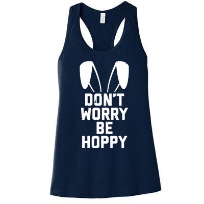 DonT Worry Be Hoppy Women's Racerback Tank