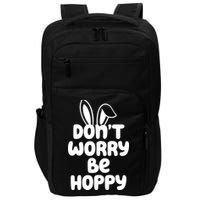 Don't Worry Be Hoppy Easter Bunny Holiday Impact Tech Backpack