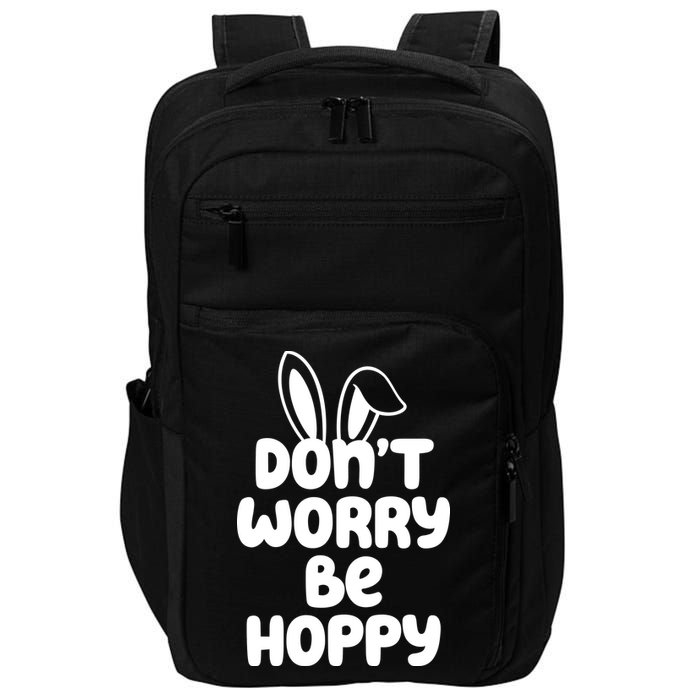 Don't Worry Be Hoppy Easter Bunny Holiday Impact Tech Backpack