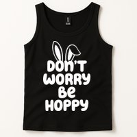 Don't Worry Be Hoppy Easter Bunny Holiday Tank Top