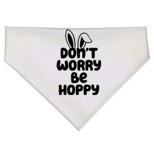 Don't Worry Be Hoppy Easter Bunny Holiday USA-Made Doggie Bandana