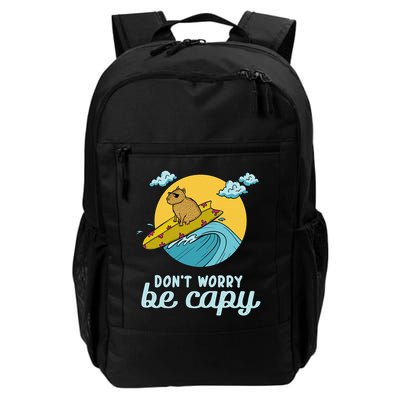 Don't Worry Be Capy Rodent South American Capybara Backpack