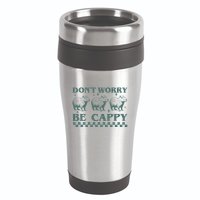 DonT Worry Be Cappy Funny Capybara 16oz Travel Tumbler