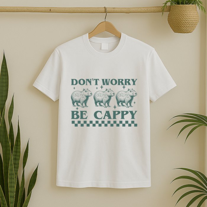 DonT Worry Be Cappy Funny Capybara T-Shirt