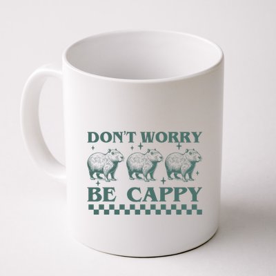 DonT Worry Be Cappy Funny Capybara Mug