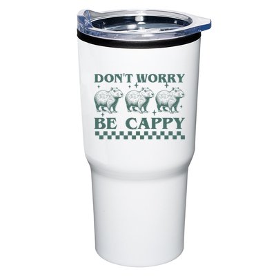 DonT Worry Be Cappy Funny Capybara Tumbler