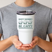 DonT Worry Be Cappy Funny Capybara Tumbler