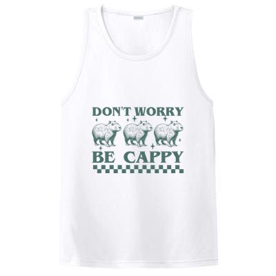 DonT Worry Be Cappy Funny Capybara PosiCharge Competitor Tank
