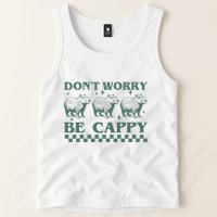 DonT Worry Be Cappy Funny Capybara Tank Top