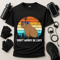 DonT Worry Be Capy Distressed Capybara Styles Animal Lover Performance Shirt