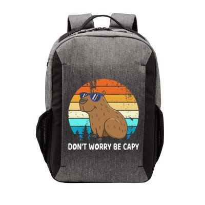 DonT Worry Be Capy Distressed Capybara Styles Animal Lover Vector Backpack