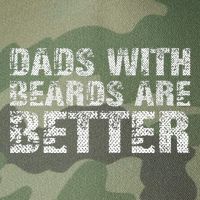 Dads with Beards are Better Fun Bearded Papa Gift Father Day Legacy Tie Dye Trucker Hat