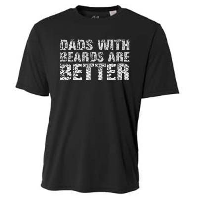 Dads with Beards are Better Fun Bearded Papa Gift Father Day Cooling Performance Crew T-Shirt