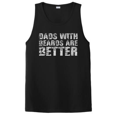 Dads with Beards are Better Fun Bearded Papa Gift Father Day PosiCharge Competitor Tank