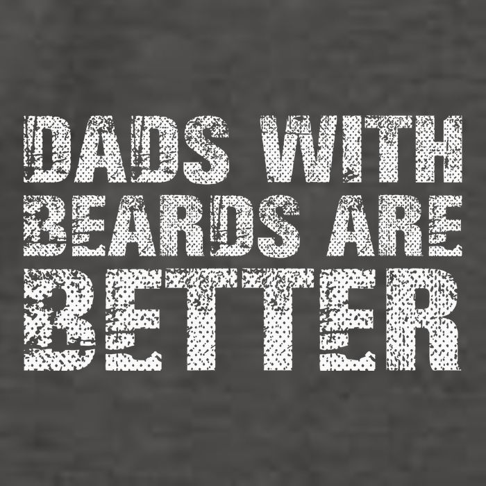 Dads with Beards are Better Fun Bearded Papa Gift Father Day Vector Backpack
