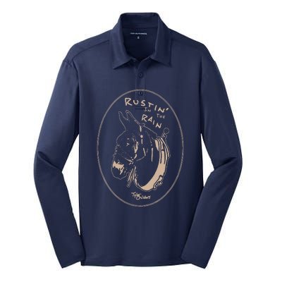 Desert Walktyler Childers Mule Portrait Silk Touch Performance Long Sleeve Polo