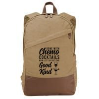 Done With Chemo Survivor Last Day Of Chemo End Of Chemo Cotton Canvas Backpack