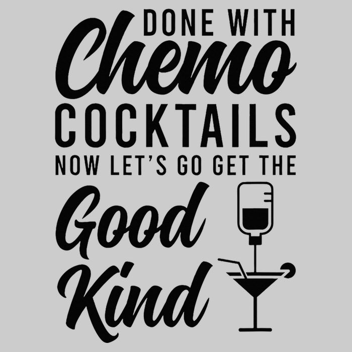 Done With Chemo Survivor Last Day Of Chemo End Of Chemo Tie-Dye T-Shirt