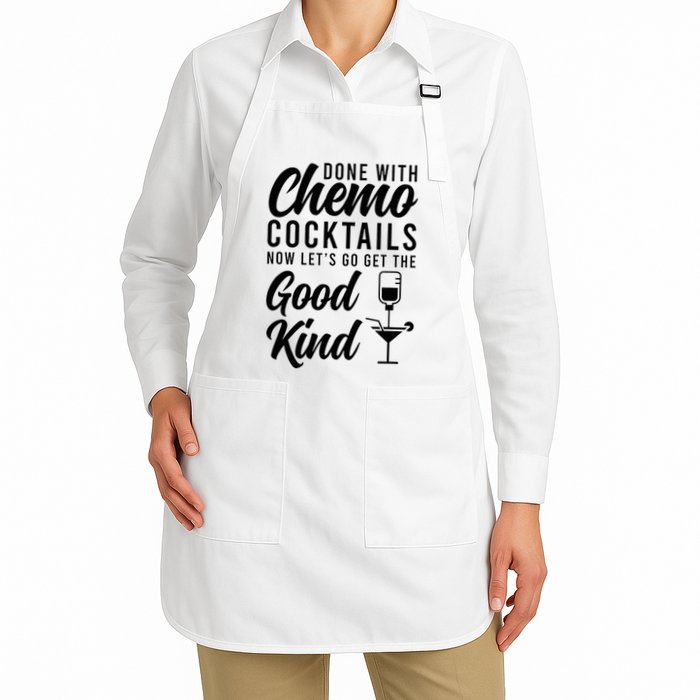 Done With Chemo Survivor Last Day Of Chemo End Of Chemo Apron