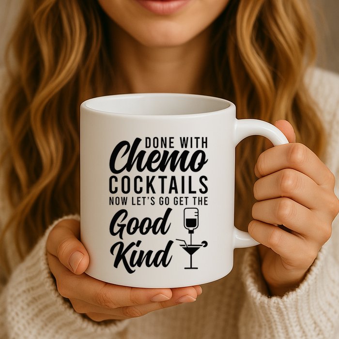 Done With Chemo Survivor Last Day Of Chemo End Of Chemo Mug