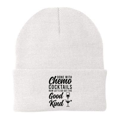 Done With Chemo Survivor Last Day Of Chemo End Of Chemo Beanie