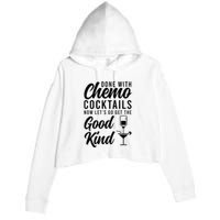 Done With Chemo Survivor Last Day Of Chemo End Of Chemo Crop Fleece Hoodie