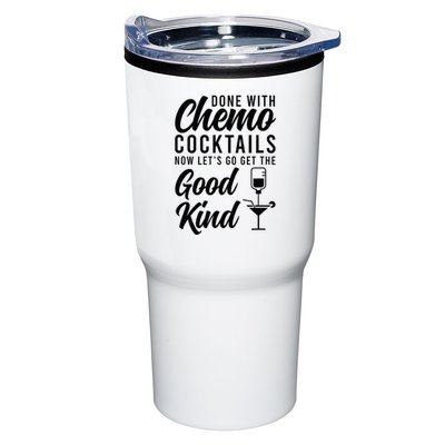 Done With Chemo Survivor Last Day Of Chemo End Of Chemo Tumbler