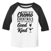 Done With Chemo Survivor Last Day Of Chemo End Of Chemo Toddler Fine Jersey T-Shirt