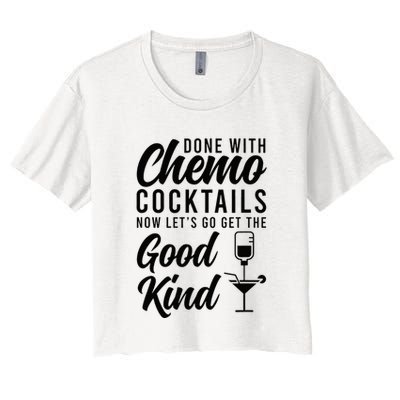 Done With Chemo Survivor Last Day Of Chemo End Of Chemo Crop Top