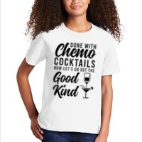 Done With Chemo Survivor Last Day Of Chemo End Of Chemo Kids T-Shirt