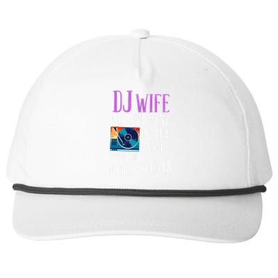 Dj Wife Cool Music Produzent Dj Snapback Five-Panel Rope Hat