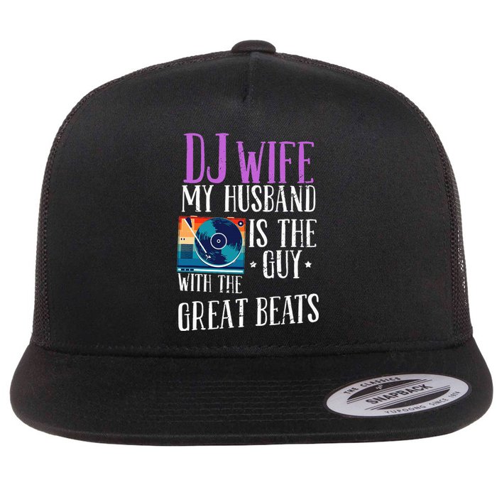 Dj Wife Cool Music Produzent Dj Flat Bill Trucker Hat