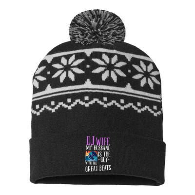 Dj Wife Cool Music Produzent Dj USA-Made Snowflake Beanie