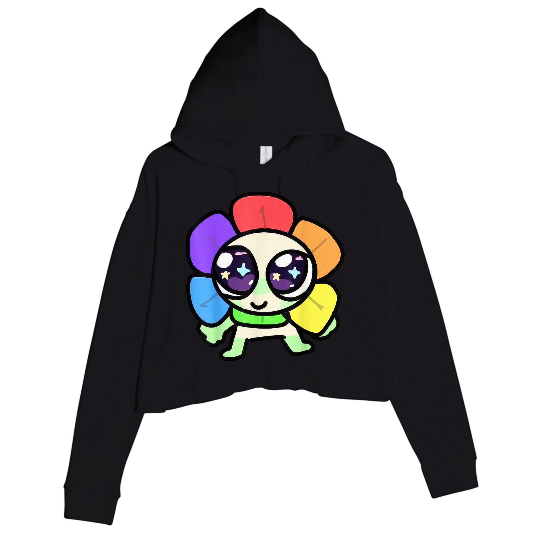 Dandy World Costume For Birthday Christmas DandyS Crop Fleece Hoodie