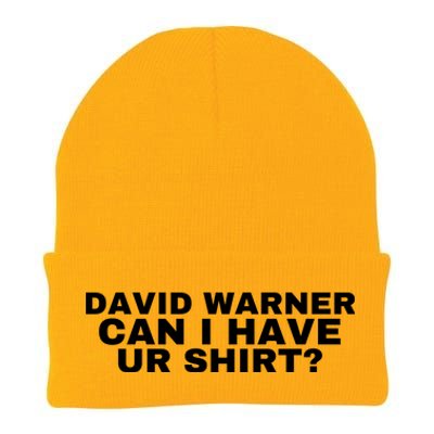 David Warner Can I Have Ur Shirt Funny Knit Cap Winter Beanie