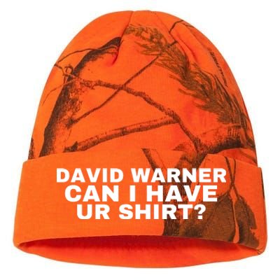 David Warner Can I Have Ur Shirt Funny Kati Licensed 12" Camo Beanie