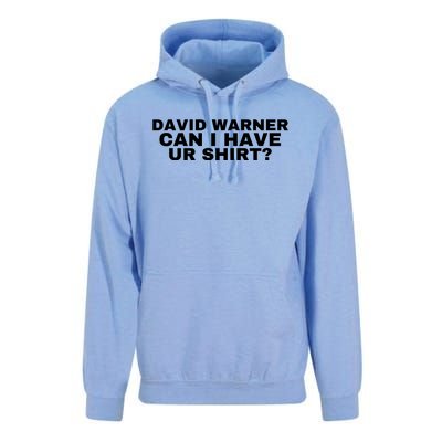 David Warner Can I Have Ur Shirt Funny Unisex Surf Hoodie