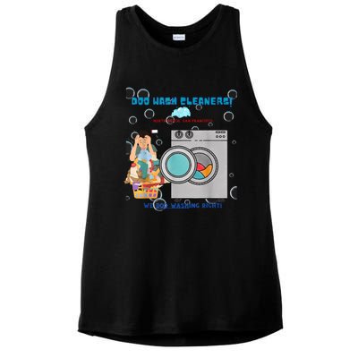 Doo Wash Cleaners Ladies PosiCharge Tri-Blend Wicking Tank