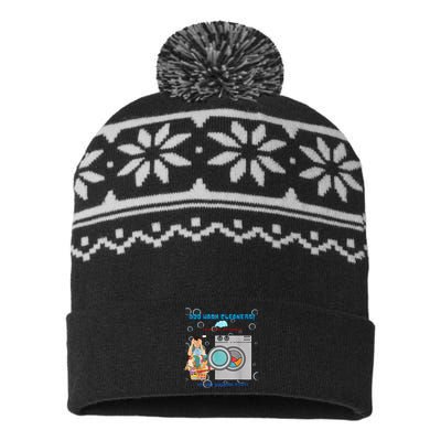 Doo Wash Cleaners USA-Made Snowflake Beanie