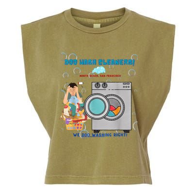 Doo Wash Cleaners Garment-Dyed Women's Muscle Tee